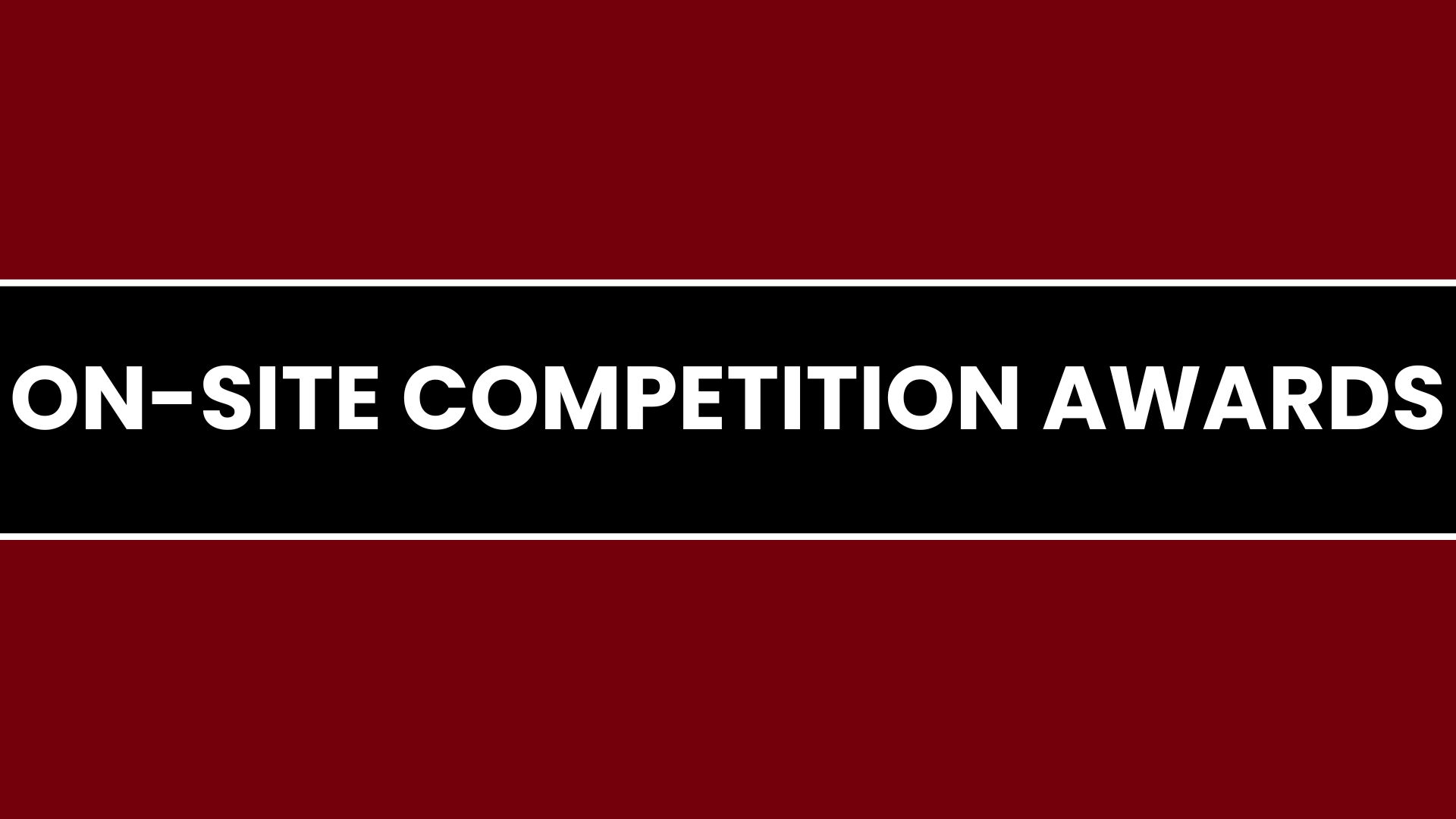 2026 Convention On-site Competition Award Winners
